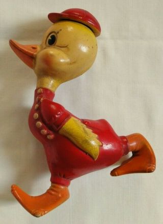 Vintage 1956 Mr.  Squawker Rubber Duck Squeak Toy Rempel Akron Ohio