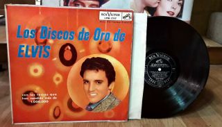 Argentina Los Discos De Oro De Elvis 1958 Lp Rare Nicehtf Golden 1 Rock 
