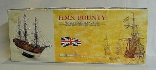 Look Vintage C.  Mamoli Historic " H.  M.  S.  Bounty " Museum Quality Wood Ship Kit