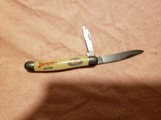 Jacques Seeds Imperial Pocket Knife,  2 Blade Advertising Farmers Feed The World