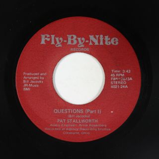 70s Soul Funk Breaks 45 - Pat Stallworth - Questions - Fly - By - Nite - Mp3