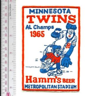 Beer Baseball Minnesota Twins & Hamm 