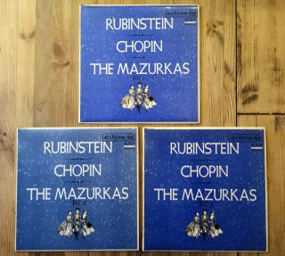Rca Sb6702 - 04 - Chopin - The Mazurkas - Vols.  1 - 3 - Artur Rubinstein - Nm
