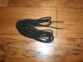 Military Issue Combat Boot Laces Black Heavy Duty Nylon 90 Inches U.  S.  A Made