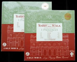 Leoncavallo: I Pagliacci - Von Matacic Columbia Sax 2399 / 2400 Ed1 2lp