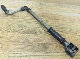 Millers Falls No.  52 Reversible/ratcheting Joist Drill - Antique Tool - Brace - Sill