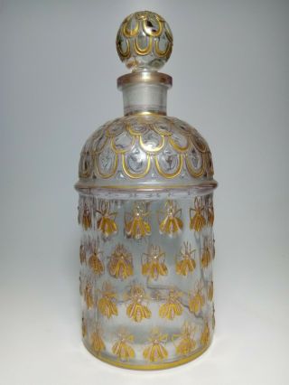 Imperiale Guerlain Paris Eau De Cologne Gold Bee Bottle Rare 7 5/8 "
