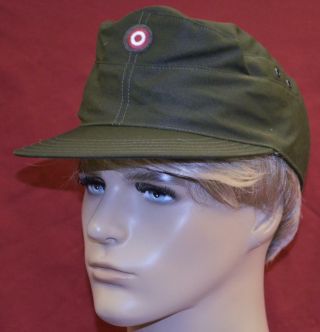 Austrian Military Surplus Item - Army Men Field Hat - Size 58 / Olive Drab