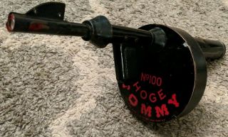 Vintage Hoge Mfg.  Co.  Tommy No.  100 Toy Gun Noisier Lighted Pressed Steel 17.  5 "