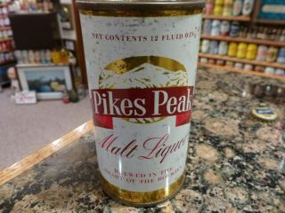 Pikes Peak Malt Liquor Flat Top Beer Can - All
