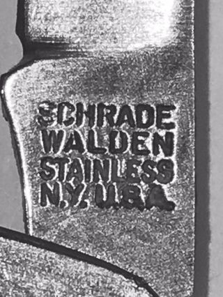 Vintage Schrade Walden Folding Pocket Knife National Industrial Conference Board