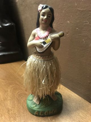 7 Inch Vintage Hawaiian Dashboard Hula Girl Bobber Nodder Japan Aloha