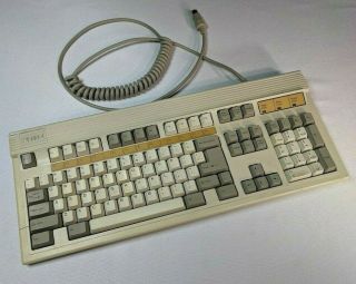 Vintage Focus Electronic 2001 White Alps Mechanical Switch Keyboard Model Fk2001