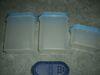 Set of 3 Tupperware Spice Containers • 2 Large,  1 Small (1846 / 1843) 2