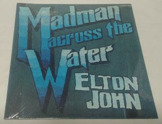 Elton John Mega Rare Lp Madman Across The Water 1971 Usa Uni 1stpress