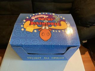 The Adventures Of Rocky And Bullwinkle Plush Complete Set Of 12 Nib