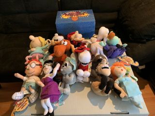 the adventures of rocky and bullwinkle Plush Complete Set Of 12 NIB 2