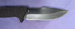 Camillus MILITARY 440 Titanium Fixed Blade Hunting Knife & Sheath Black 3
