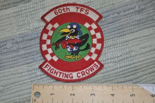 Usaf 60th Tactical Fighter Squadron 60 Tfs F - 15 Patch Tac