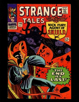 Strange Tales 146 Vf Ditko Kirby Nick Fury Dr Strange Eternity Dormammu Clea