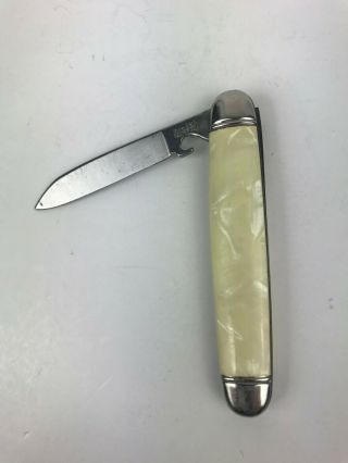 Vintage Imperial Prov.  Ri Usa Mystery Magic Trick Folding Knife Pen Pocket