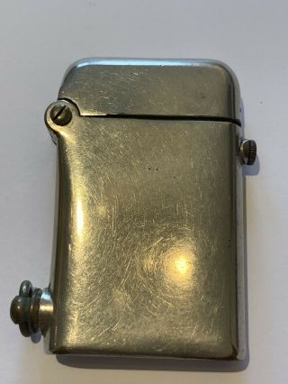 Antique Thorens Swiss Lighter 101 Automatic Single Claw Chrome Smoking Vintage 2