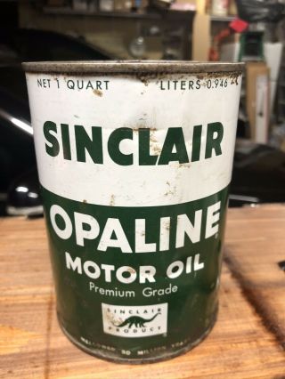 Early 1940’s Sinclair Opaline 1 Quart Oil Can