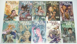 Angel & Faith 1 - 25 Vf/nm Complete Series Buffy The Vampire Slayer Season 9 Set