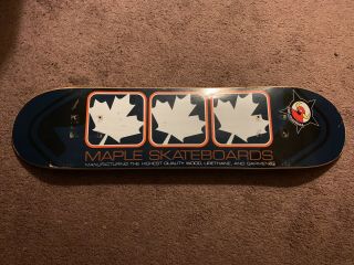 Maple Skateboard Company Early Mid 90’s Vintage Team Skateboard Deck