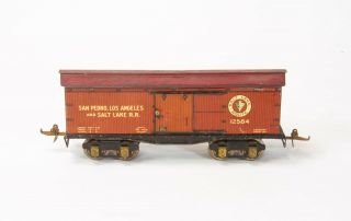 Vintage Pre - War 1930,  Ives Railway,  O Gauge Boxcar,  Salt Lake Route R.  R. ,  12584