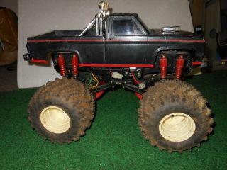 Vintage Tamiya 1/10 Clodbuster 1987 Chevy Bowtie With Extra Parts