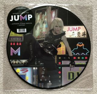 Madonna - Jump - Uk Vinyl 12 " Picture Disc - Sleeve W/sticker -