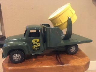 Vintage 1950 ' s Buddy L Pressed Steel Army Electric Searchlight Unit Toy Truck 2