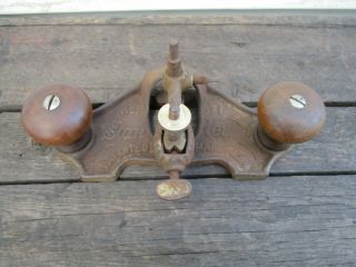 Vintage Stanley No.  71 Router Plane Patented 84 (1884) Antique Tool