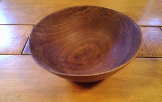 Arthur Espenet Hand Carved Black Walnut Wood Bowl 237 Very Rare