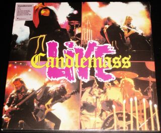 Candlemass: Live Lp Double Vinyl 2 Record Set 2010 Peaceville Uk Vilelp768