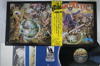 Elton John Captain Fantastic & Brown Dirt Cowboy Djm Ifs - 80217 Japan Obi Lp