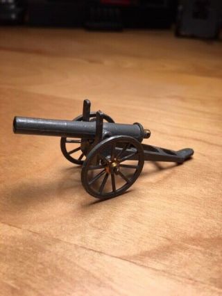 Vintage Cast Iron Toy Cannon - 3 " L X 3/4 " W X 1 " H