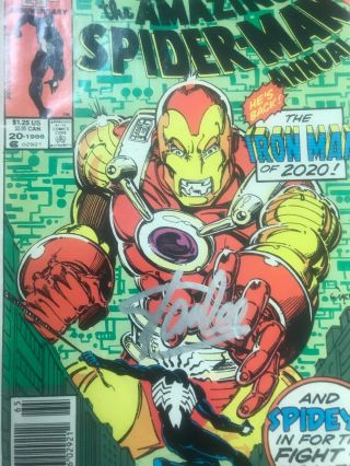The Spider - Man Annual 20 (nov 1986,  Marvel) Iron Man2020 Signed Stan Lee