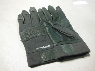 Ansell Activarmr Black Combat Glove 46 - 408 104613 Size M Leather/nomex