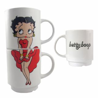 Betty Boop Stacking Mug Set