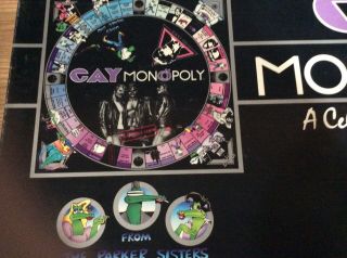 GAY MONOPOLY Parker Sisters A Celebration Of Gay Life Vintage 1983 Rare Game 2