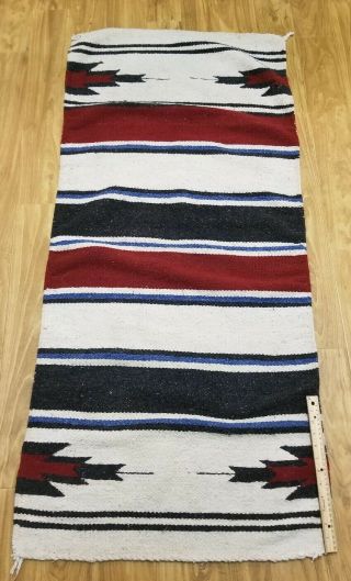 Vintage Navajo Saddle Blanket 2