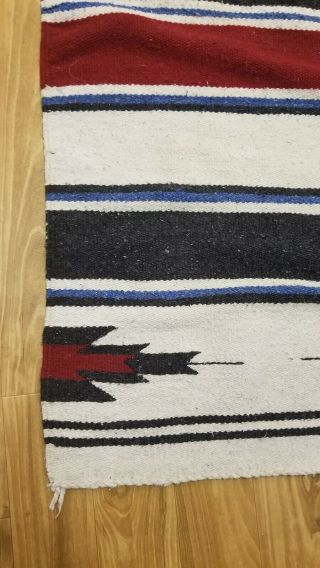 Vintage Navajo Saddle Blanket 3