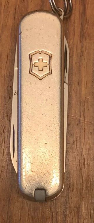 Vintage Victorinox Tiffany & Co.  Classic Sd -.  925 Sterling 18k Gold Inlay