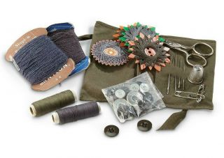 German Military Surplus Item Army Men Field Sewing Repair Kit Set