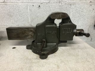 Vintage Simplex 51s Vise The Desman Stephan Mfg.  - 5 " Jaws In Great Shape