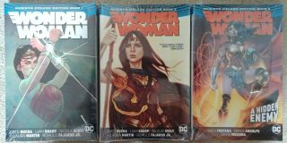 Wonder Woman Rebirth Deluxe Edition Volumes 1,  2 And 3 New/sealed Dc Comics