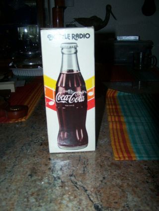 Vintage Coca - Cola Am Bottle Radio