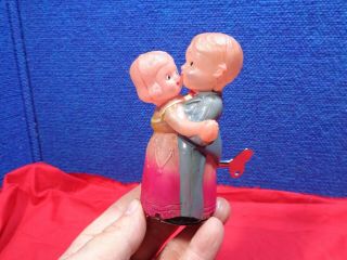 Vintage Japan Wind - Up Celluloid Dancing Couple Toy